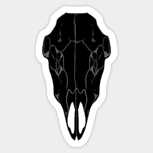 Deer Skull Sticker